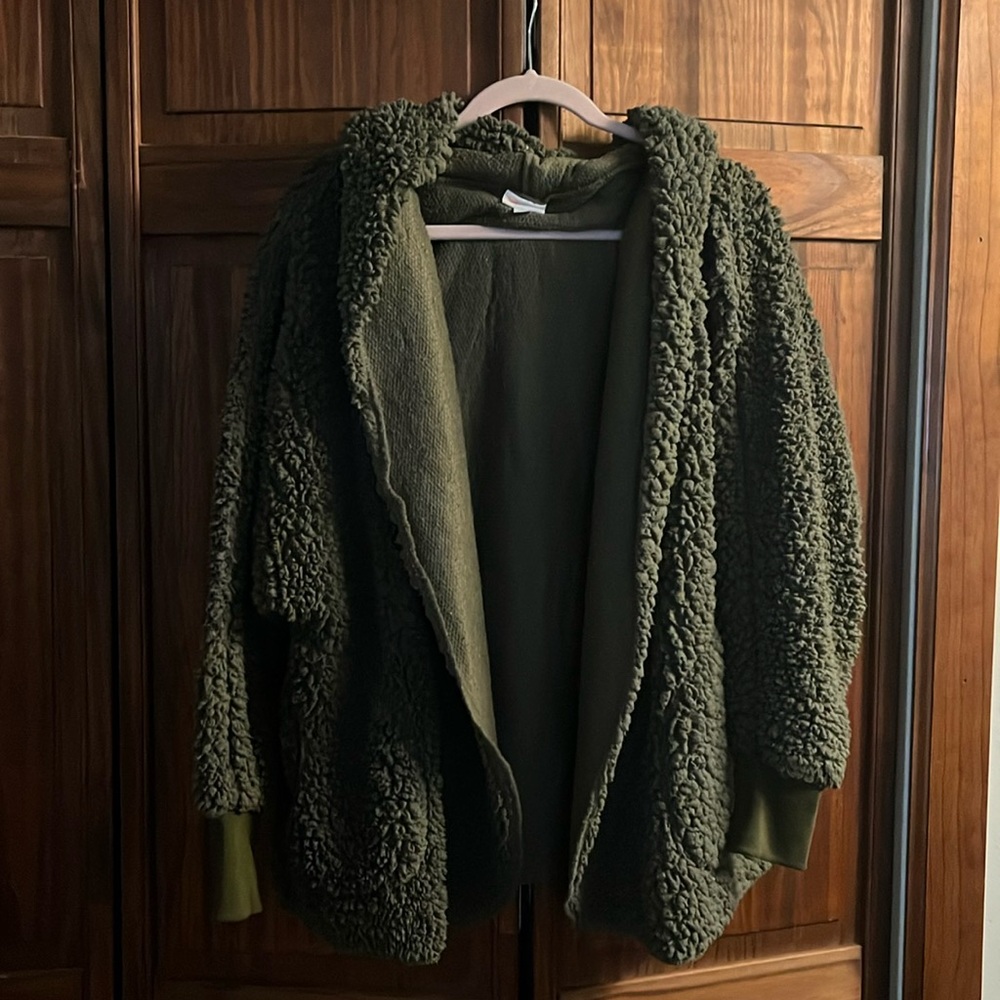 Lularoe teddy bear jacket